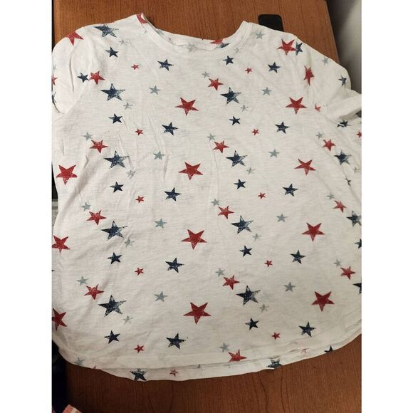 Maurices Tops - Maurices Red White Blue Star Shirt Size 2XL (R)